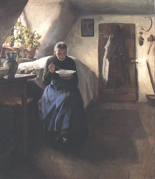 Poor Woman's Home, 1895, Tivadar Zemplényi