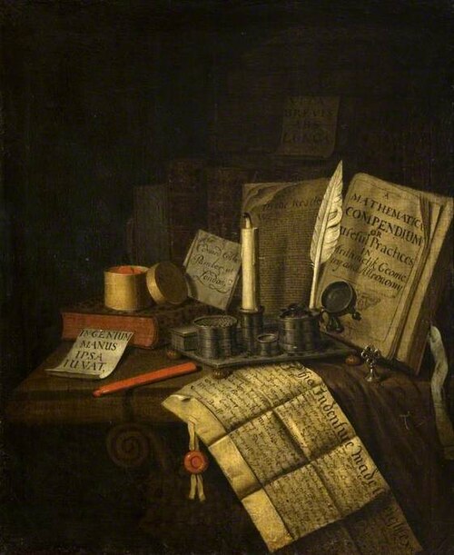 Still Life, 1700, Edwaert Collier