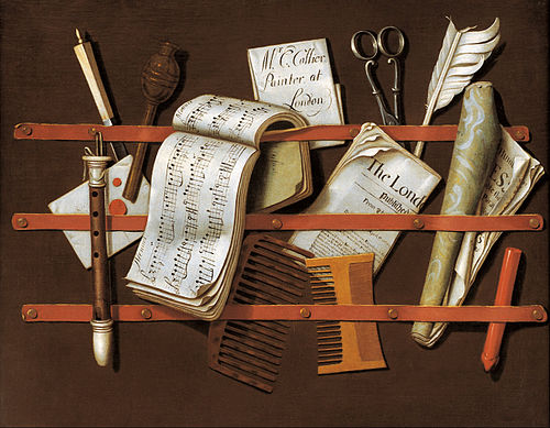 Letter Rack, 1698, Edwaert Collier
