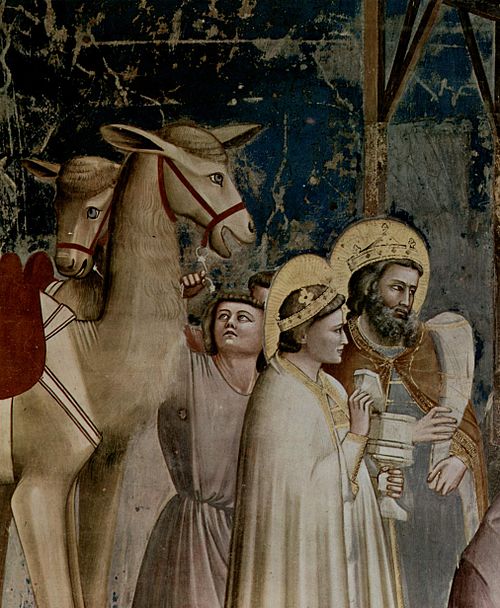Three Magi Bearing Gifts, 1305, Giotto