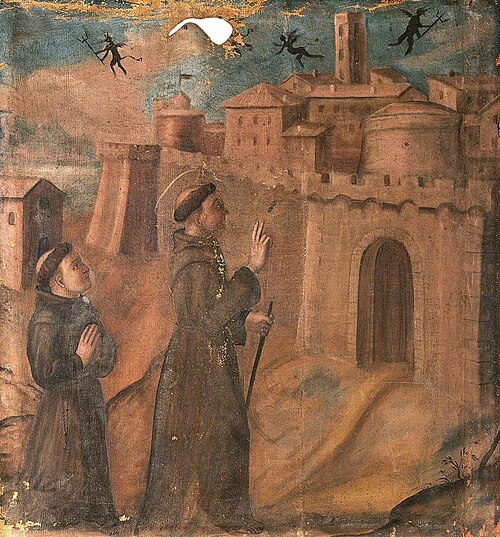 Saint Francis Expelling the Devils, , Giotto