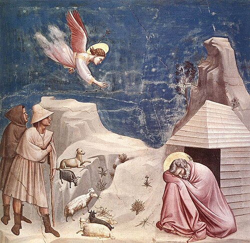 Joachim's Dream, 1300, Giotto