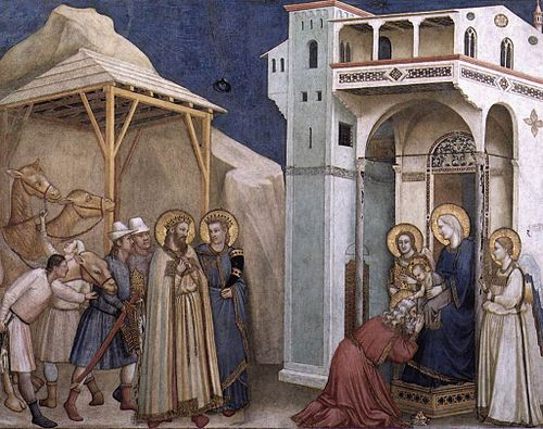 Anbetung der Könige, 1310, Giotto