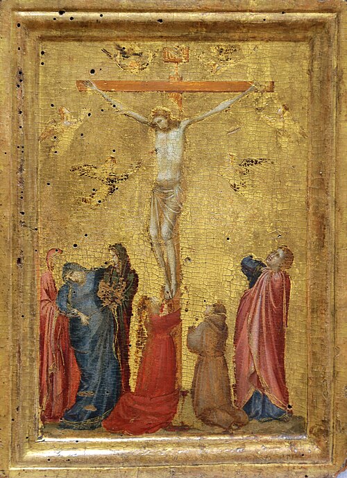 Calvaire avec saint François d'Assise, 1315, Giotto