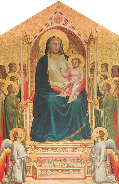 Madonna Enthroned, 1300, Giotto