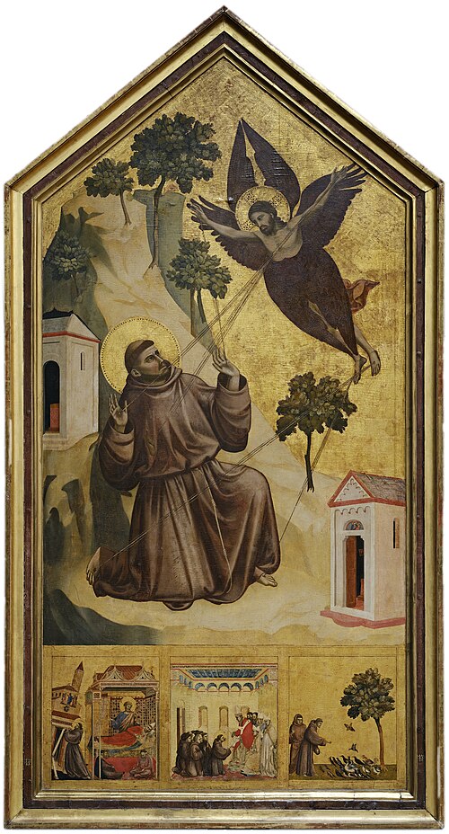 St. Francis of Assisi Receiving the Stigmata, 1297, Giotto