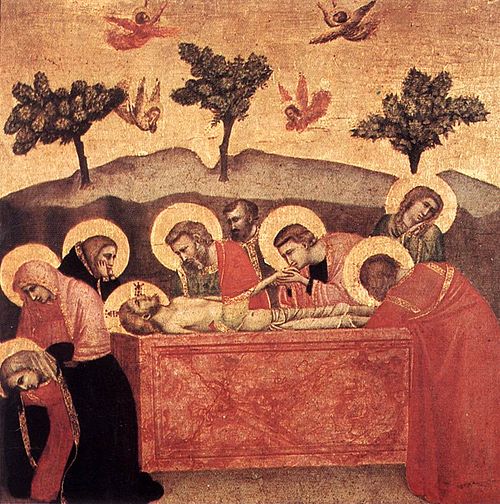 The Entombment, 1320, Giotto