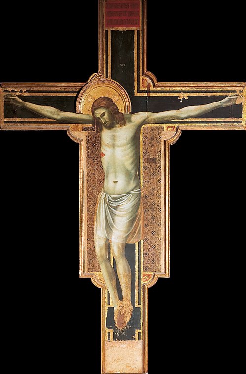 Tempio Malatestiano Crucifix by Giotto, 1301, Giotto