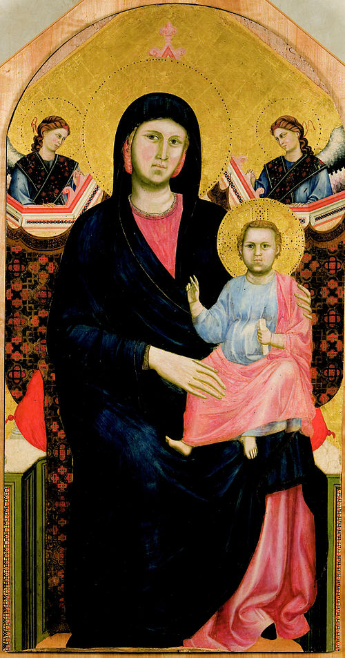 Vierge de San Giorgio alla Costa, 1295, Giotto