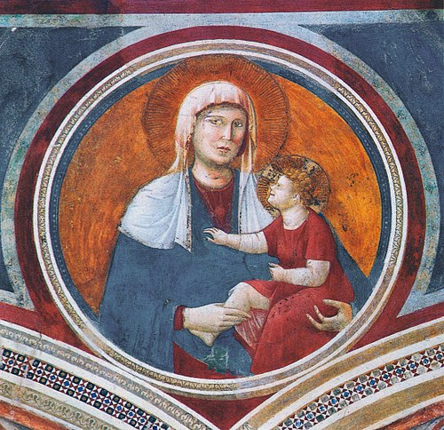 Madonna with the laughing Child, 1291, Giotto