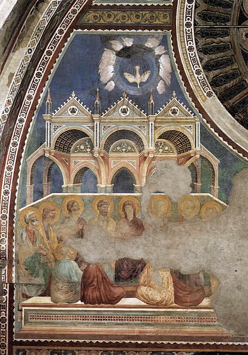 Pentecost, 1291, Giotto