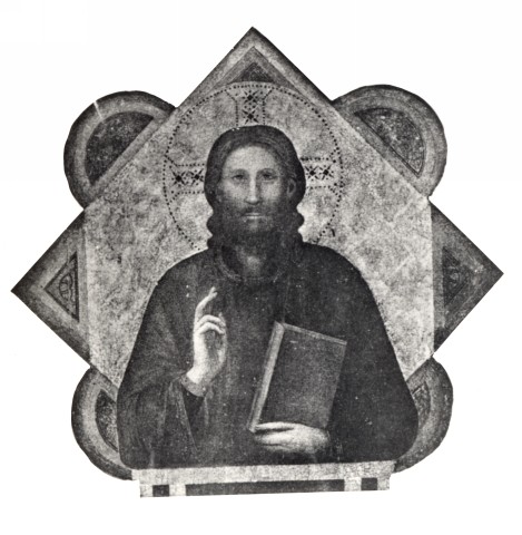 Christ blessing, 1301, Giotto