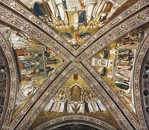 Franciscan allegories, 1334, Giotto