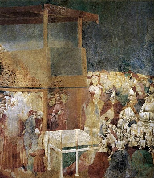 La Canonisation de saint François, 1295, Giotto