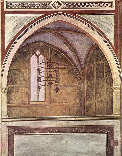 Vue d'une chapelle, 1306, Giotto