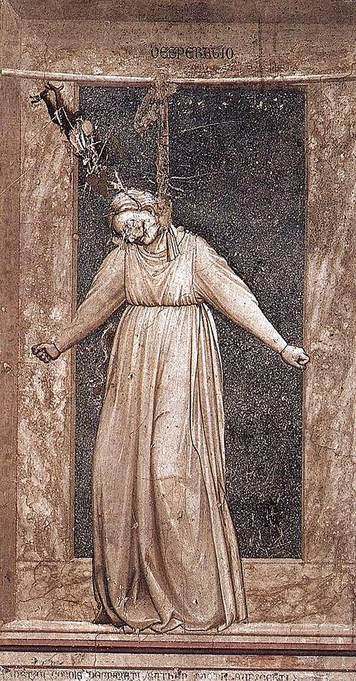 Le Désespoir, 1306, Giotto