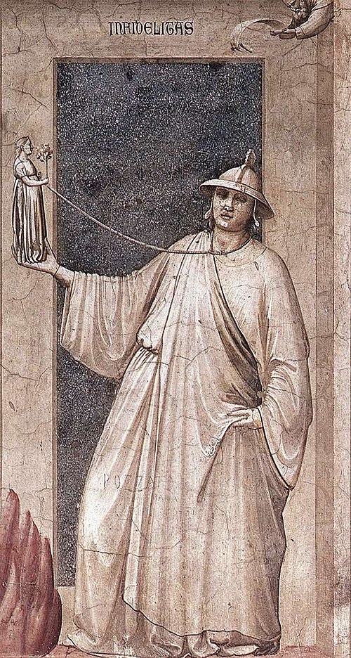 L'Idolâtrie, 1306, Giotto