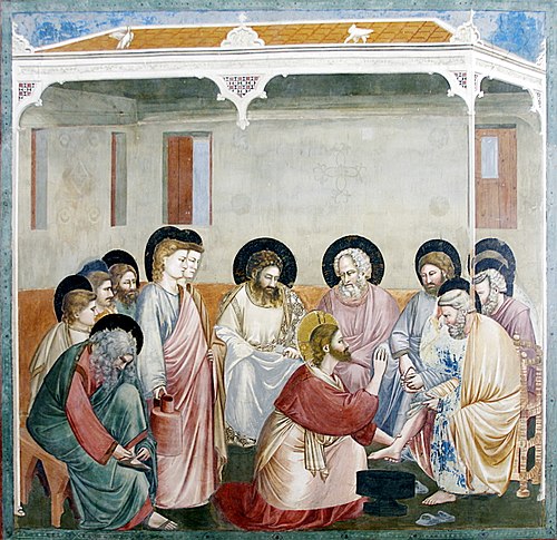 Le Lavement des Pieds, 1303, Giotto