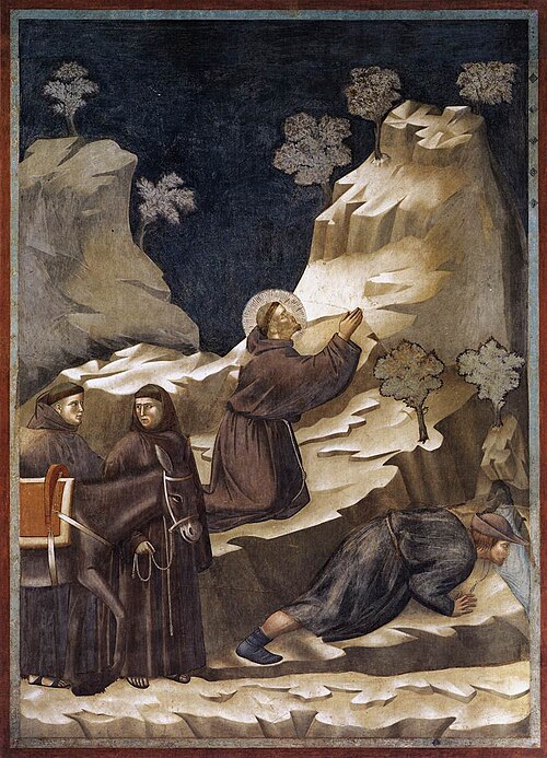 Miracle of the Spring, 1295, Giotto