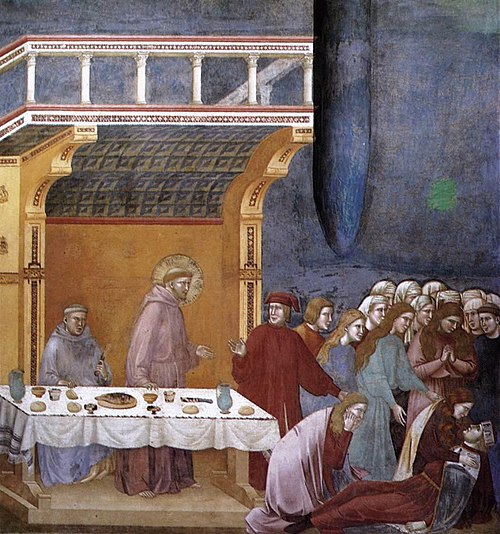 Death of the Knight of Celano, 1295, Giotto