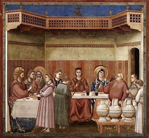 Les Noces de Cana, 1303, Giotto