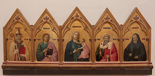 Badia Polyptych, 1300, Giotto