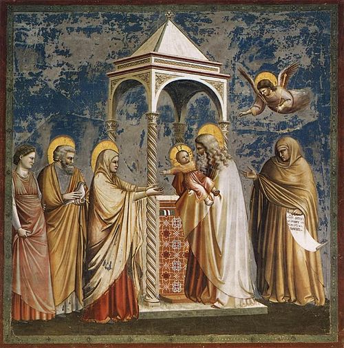 la Présentation de Jésus au temple, 1303, Giotto