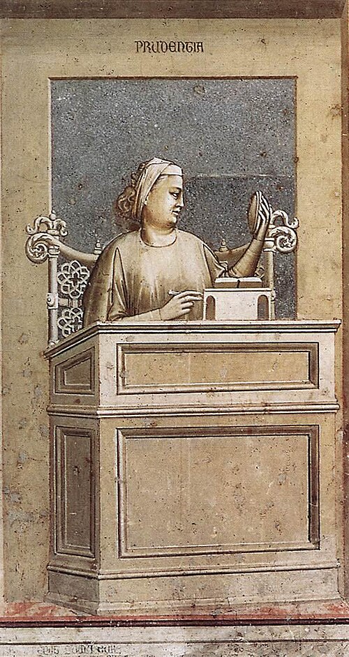 La Prudence, 1306, Giotto