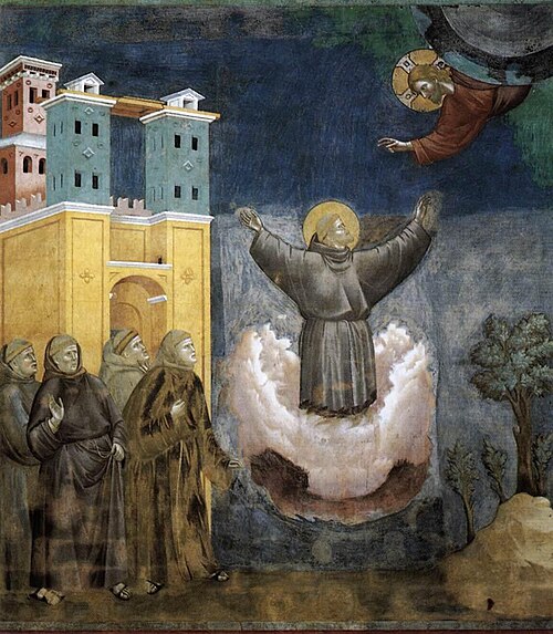 Ecstasy of St Francis, 1295, Giotto