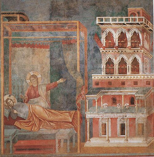Dream of the Palace, 1295, Giotto