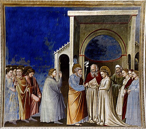 Le Mariage de la Vierge, 1300, Giotto