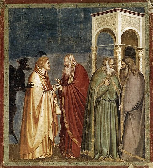 La Trahison de Juda, 1306, Giotto