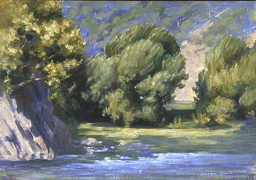 A Breezy Day (Waikanae River), , Vivian Smith