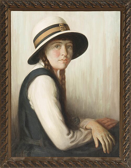 Untitled (Portrait of a schoolgirl), 1935, Vivian Smith