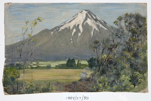 Untitled (Mountain scene), , Vivian Smith