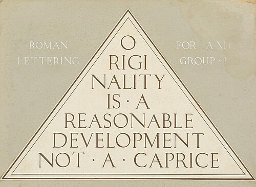 Untitled (Roman Lettering), , Vivian Smith