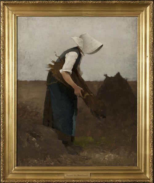 Gathering Poppies. Study, , Hugo Salmson