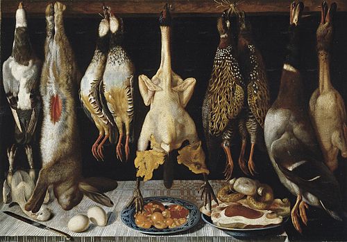 Still Life with Birds and Hares, 1643, Tomás Yepes