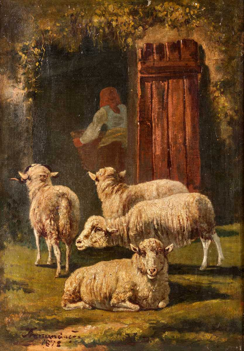 Ovelhas, 1872, Tomás da Anunciação