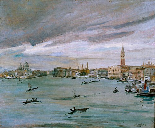 St Mark's Basin in Venice, 1937, Aldo Carpi