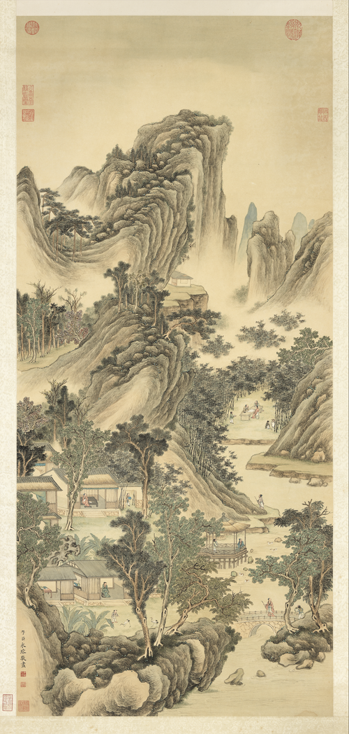 Escaping the Summer Heat by the Bamboo Stream, , Yongrong