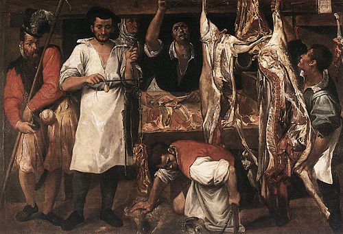 La Boucherie, 1583, Annibale Carracci