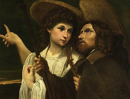 Saint Roch and the Angel, 1587, Annibale Carracci