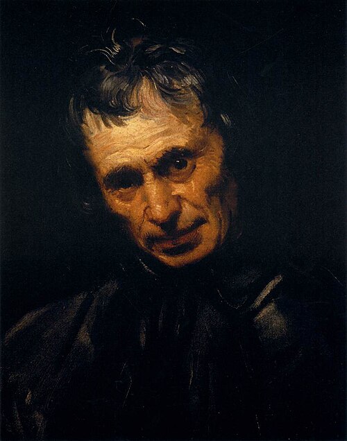 Head of a Man, 1595, Annibale Carracci