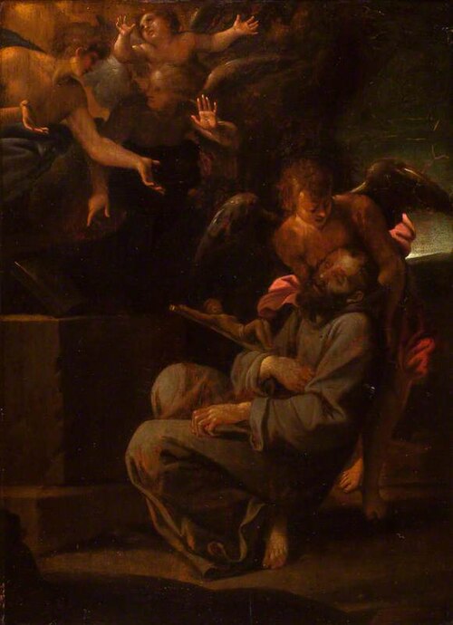 Saint Francis in a Swoon, , Annibale Carracci