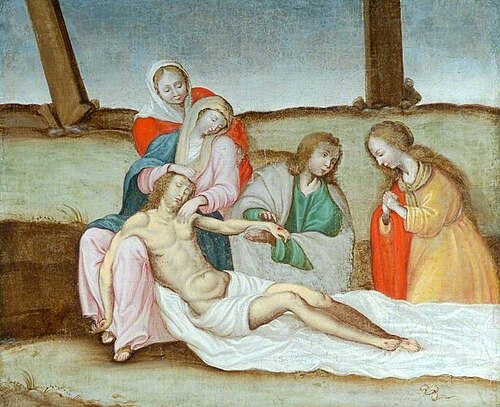 Pietà, , Annibale Carracci