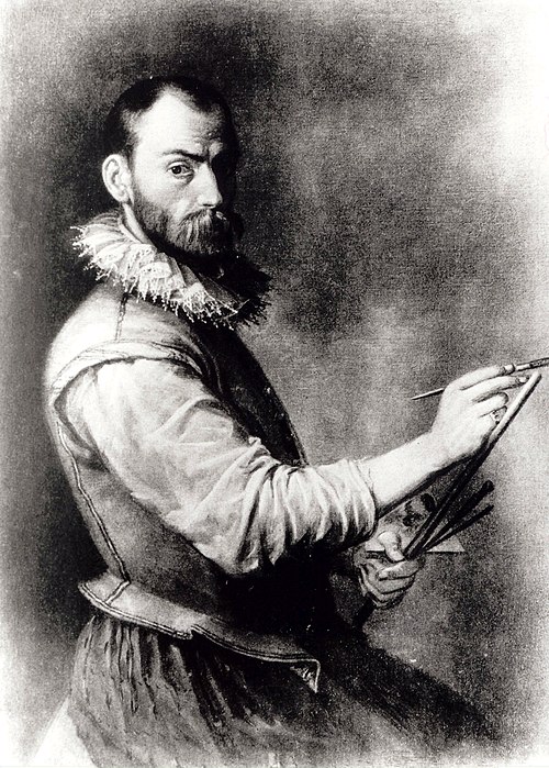Self-portrait, 1580, Annibale Carracci