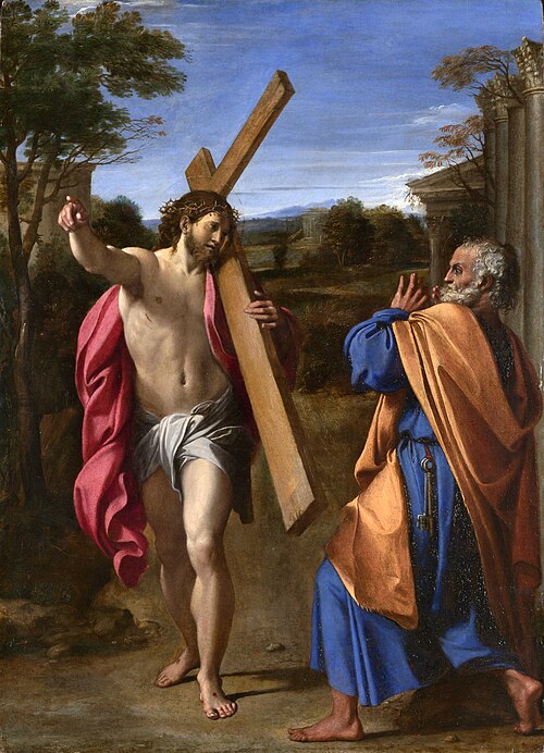 Domine, quo vadis?, 1601, Annibale Carracci