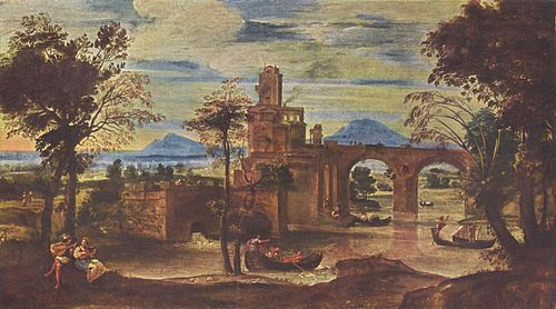 Römische Landschaft, 1600, Annibale Carracci