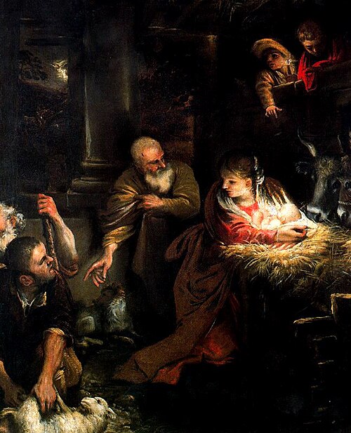 Adoration of the Shepherds, 1550, Annibale Carracci